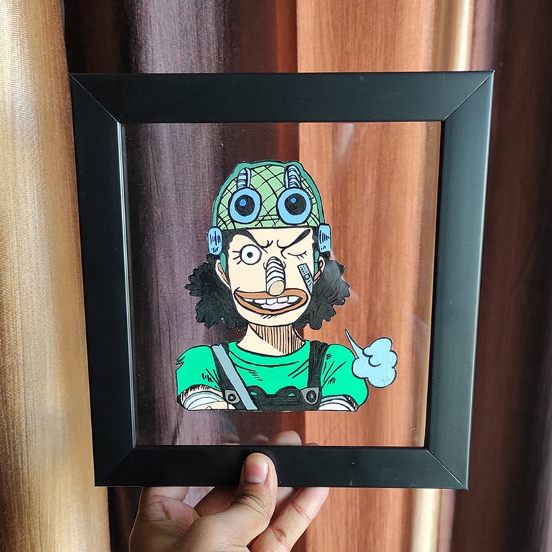 Best One Piece Painting: Usopp Wall Hanging | SmewIndia
