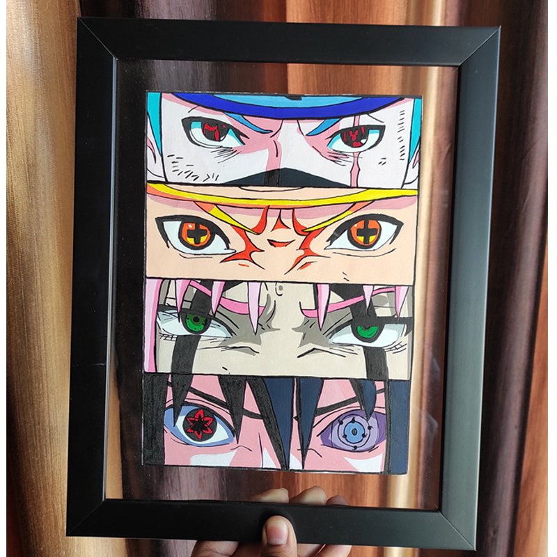 Best Team 7 Naruto Anime Art | Anime Painting | Smewindia