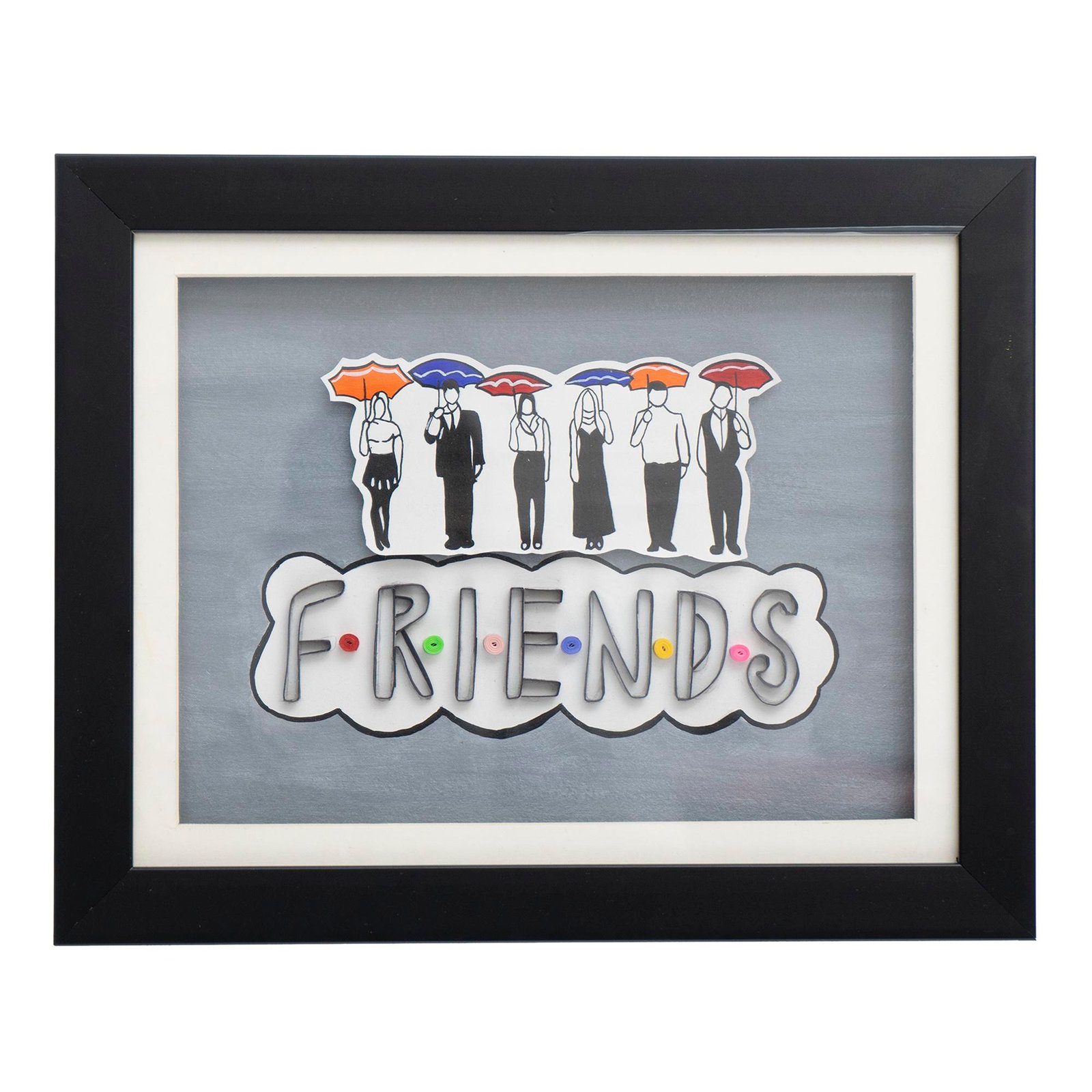 Buy Friends Wall Art -One with umbrellas - SMEWIndia