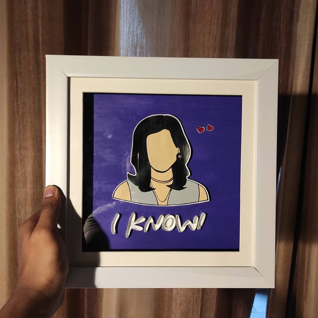 Buy Friends wall art :Monica -I Know - SMEWIndia