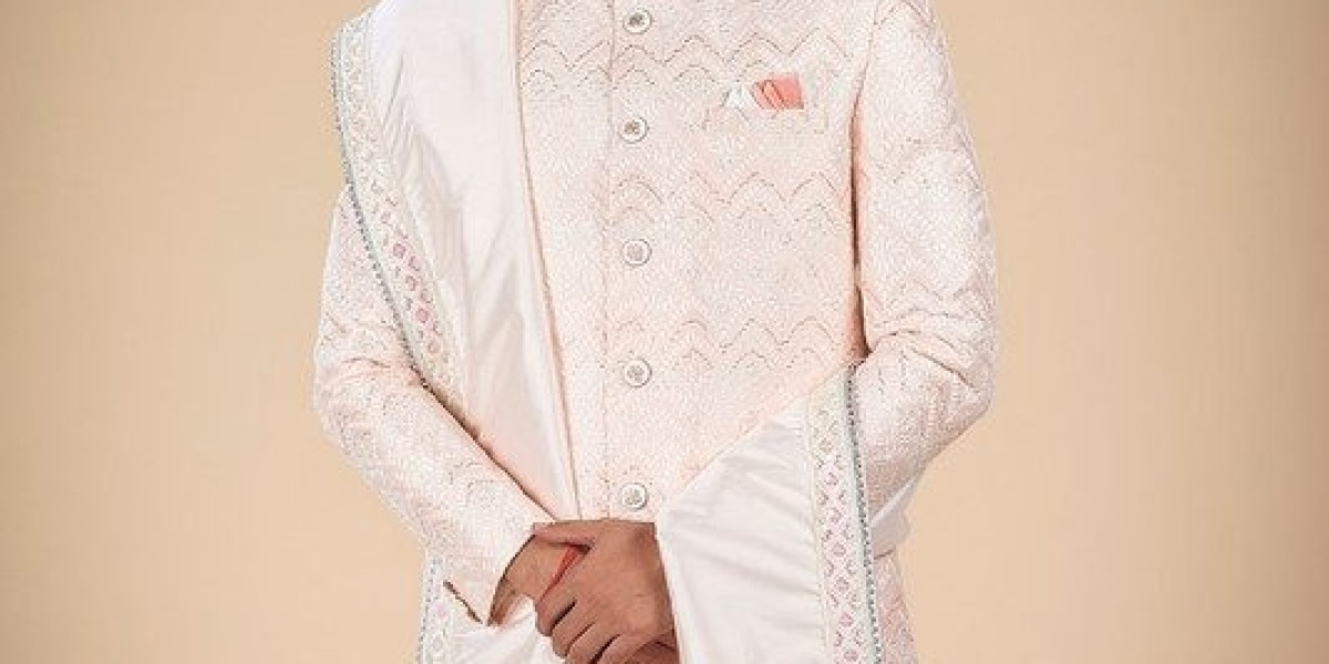 Regal Elegance: White Sherwani - The Ultimate Choice for Indian Grooms