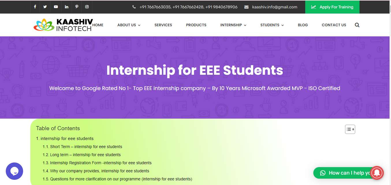 internship for eee students Profile Picture