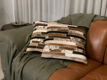 Whizolosophy | Experience the Luxury of Melbourne Leather Co.'s Cowhide Cushions