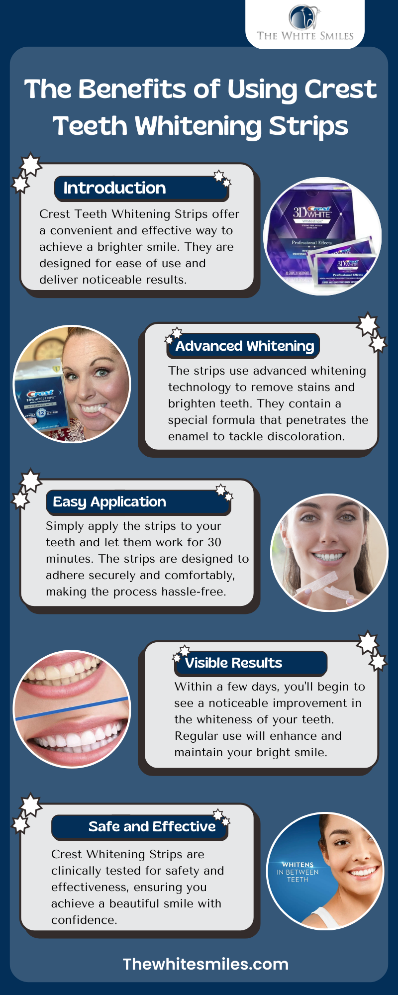 The Benefits of Using Crest Teeth Whitening Strips