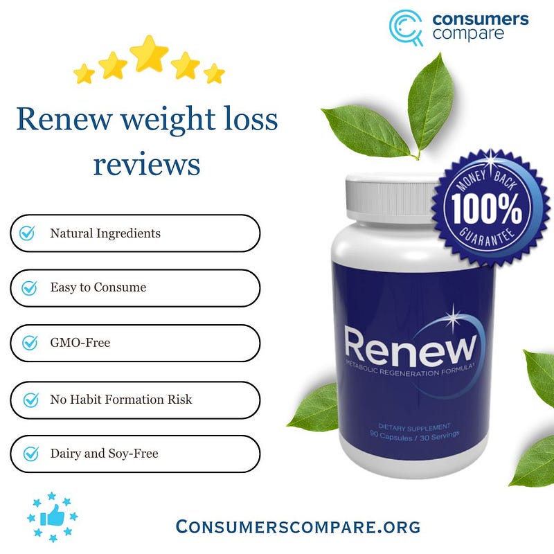 Renew Weight Loss Exposed: A Detailed Review from Consumers Compare