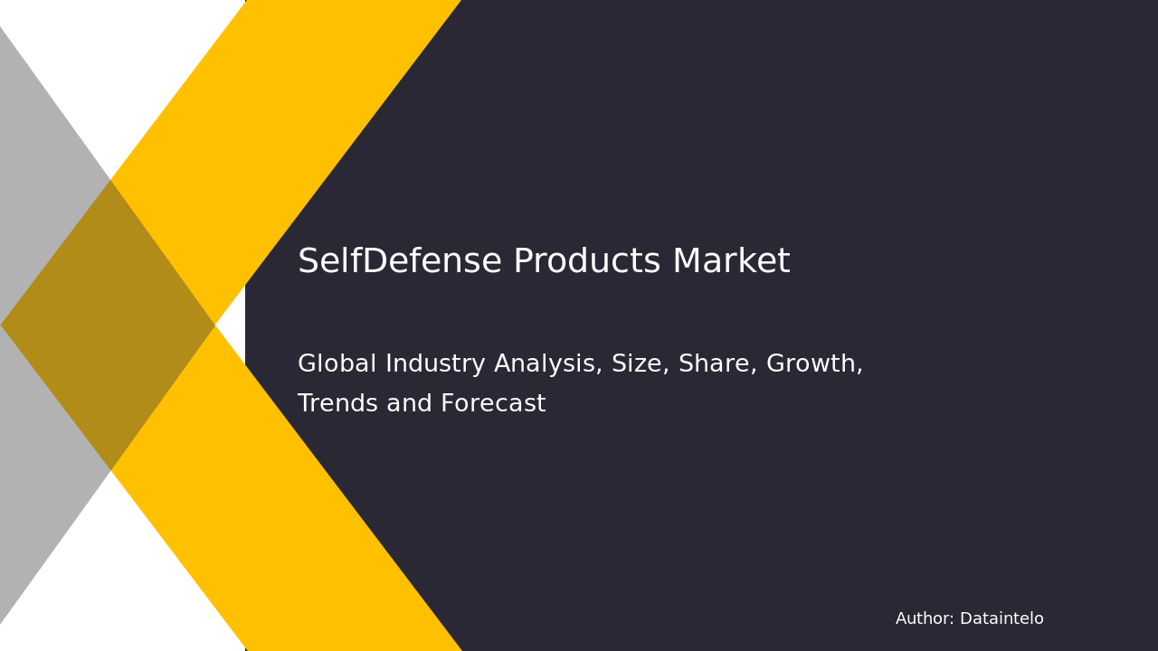 Request For Sample of Self-Defense Products Market Share, Size | 2032