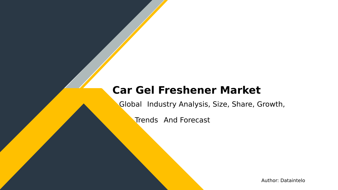 Car Gel Freshener Market Research Report 2032