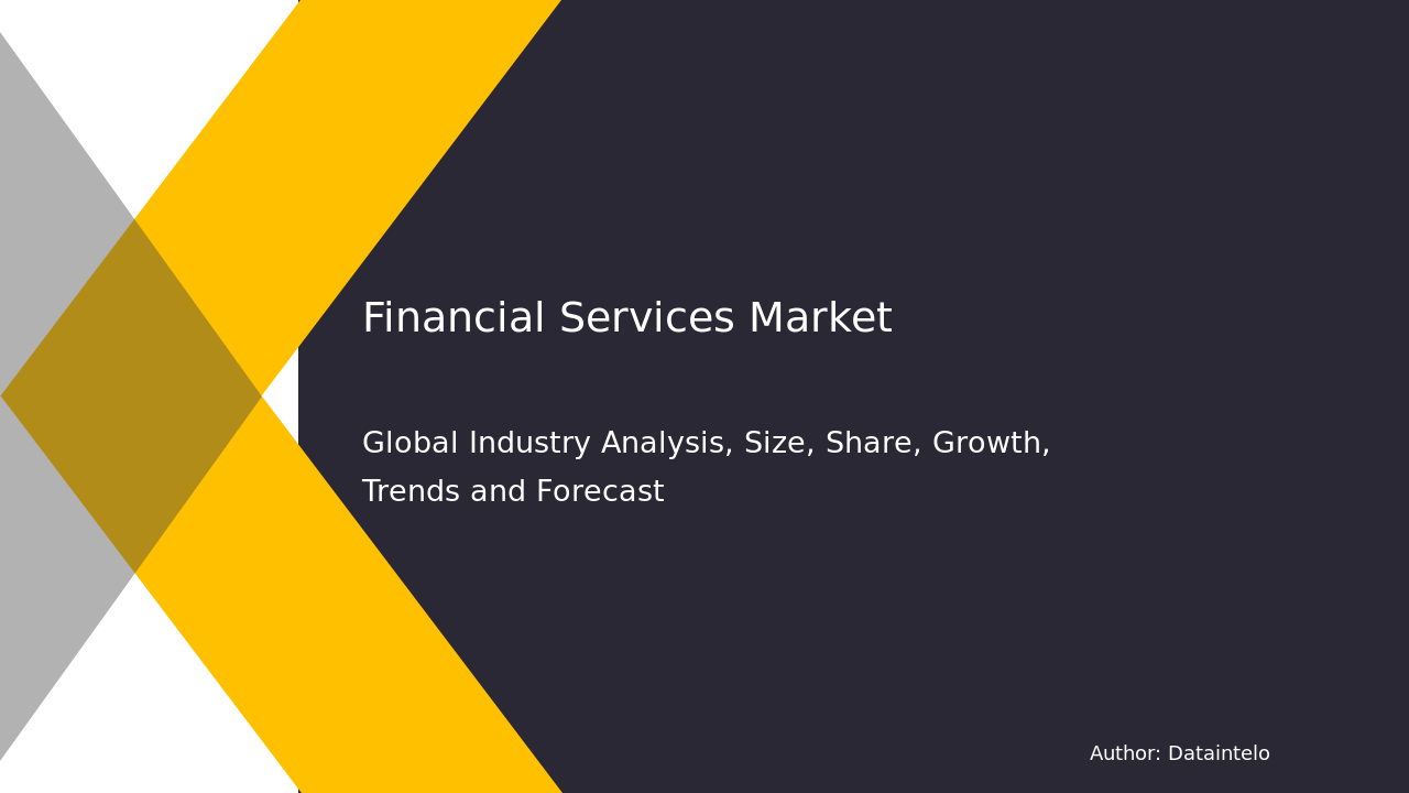 Request For Sample of Financial Services Market Size, Share & Trends Growth [2032]