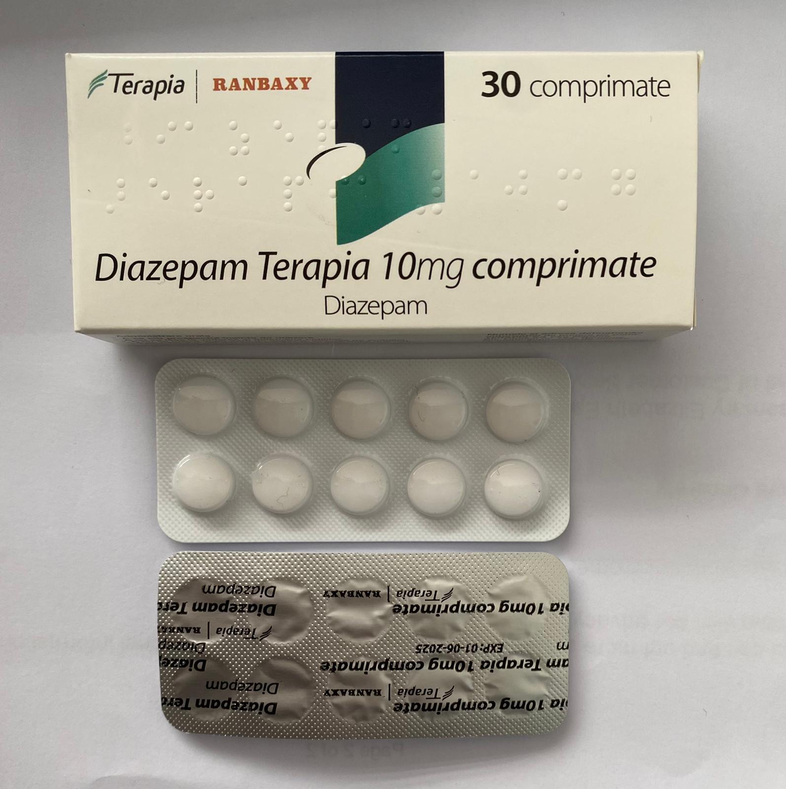 Diazepam Terapia 10mg Tablets - Diazepam Terapia Tablets Online