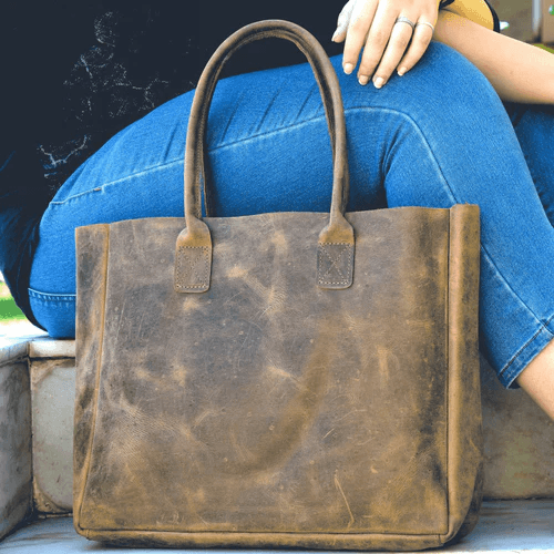 The Perfect Women's Leather Tote Bags for Work,Travel, ...