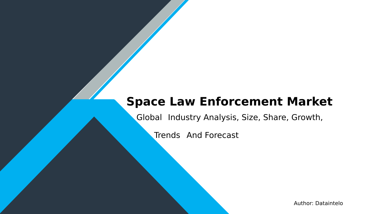 Request For Sample of Space Law Enforcement Market Research Report 2032