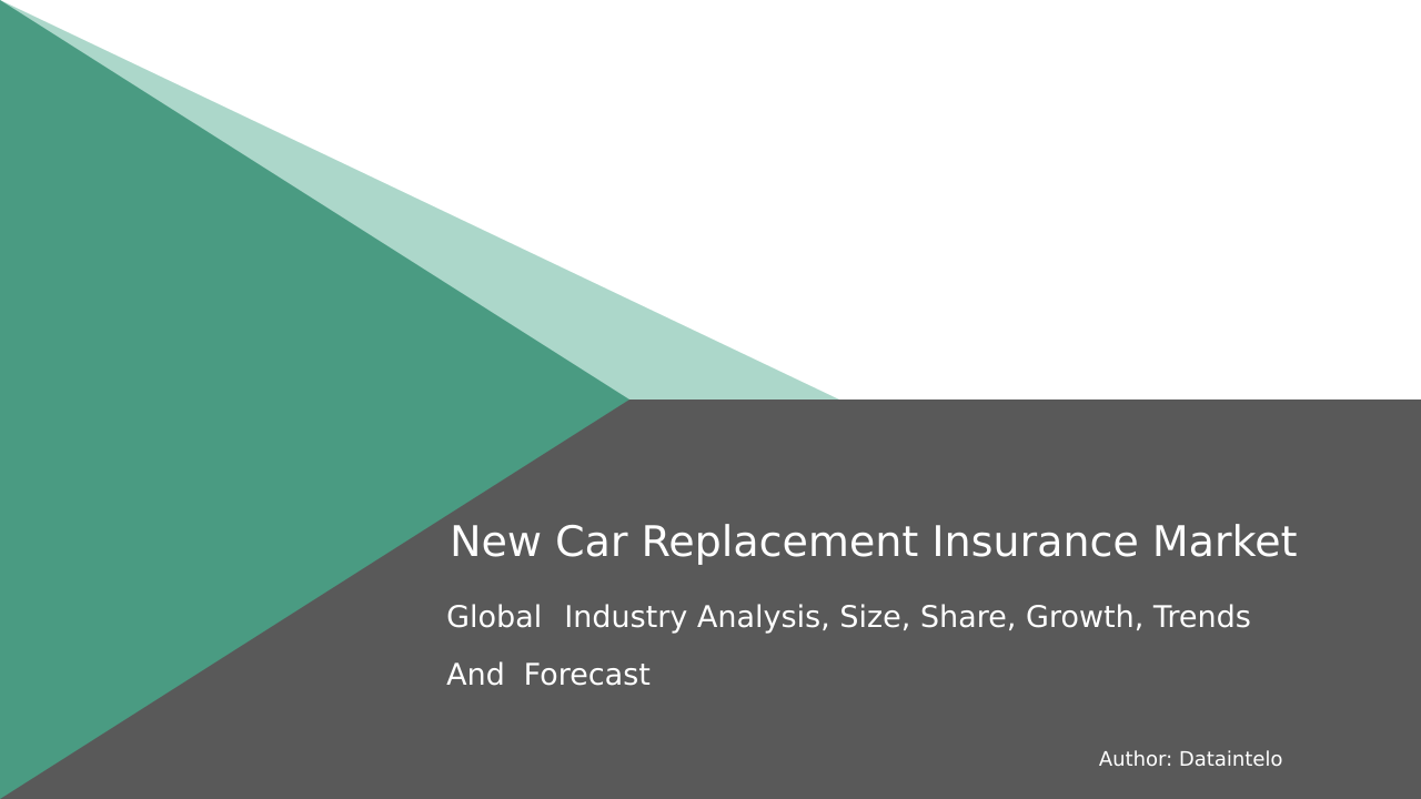 Request For Sample of New Car Replacement Insurance Market Research Report 2032