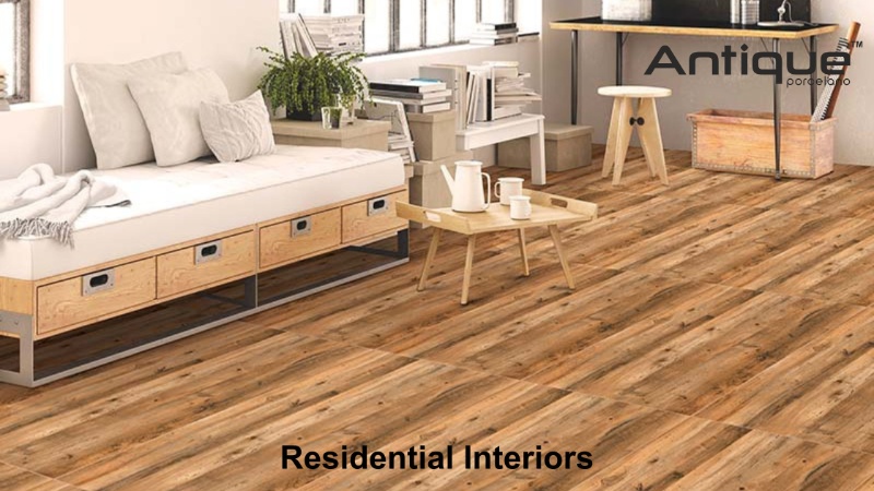 Application Areas of Wood Floor Tiles | Top Manufacturer & Exporter | Antique Porcelano