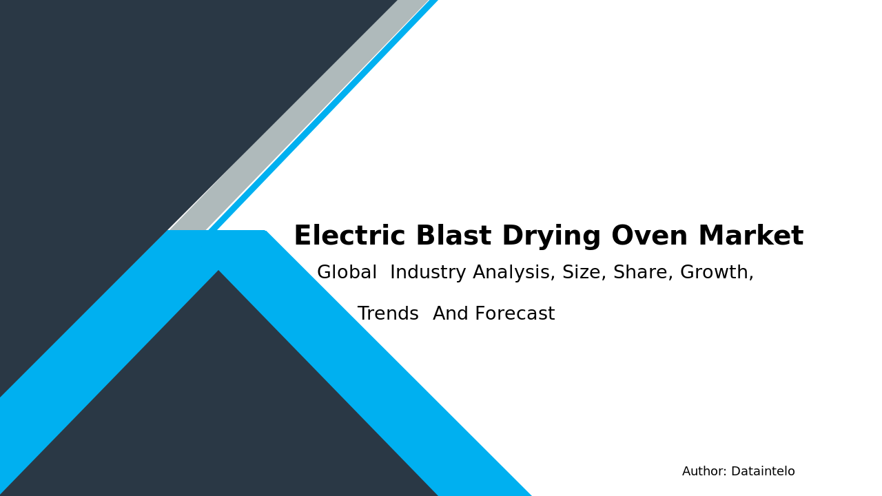 Electric Blast Drying Oven Market Research Report 2032