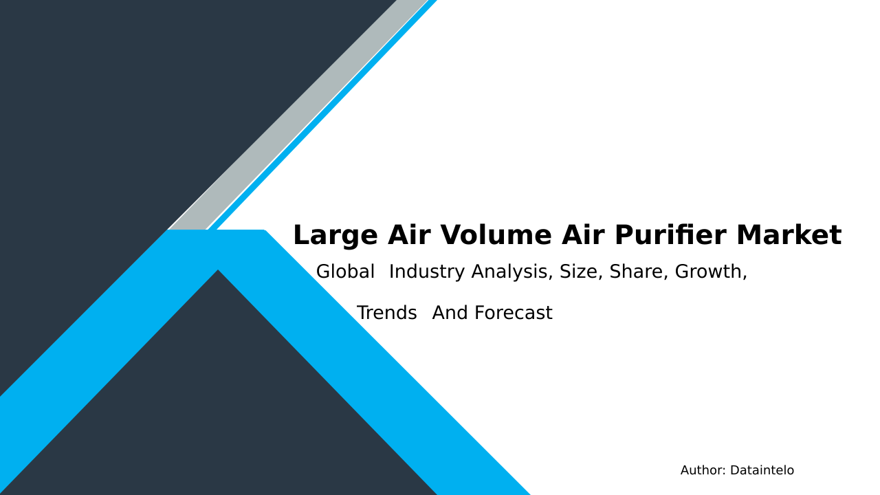 Large Air Volume Air Purifier Market Research Report 2032