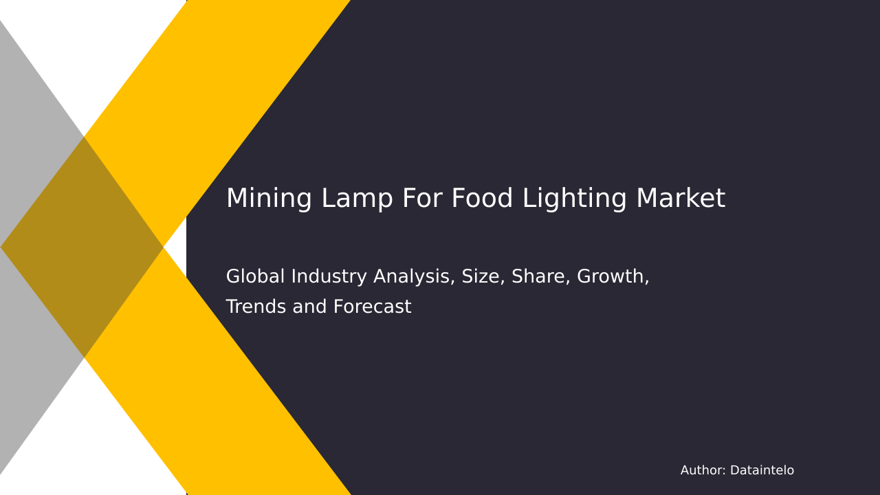 Request For Sample of Mining Lamp For Food Lighting Market Research Report 2032