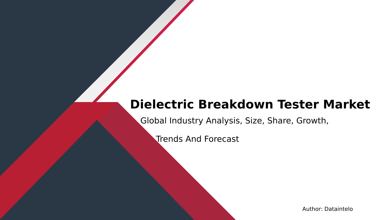 Dielectric Breakdown Tester Market Research Report 2032