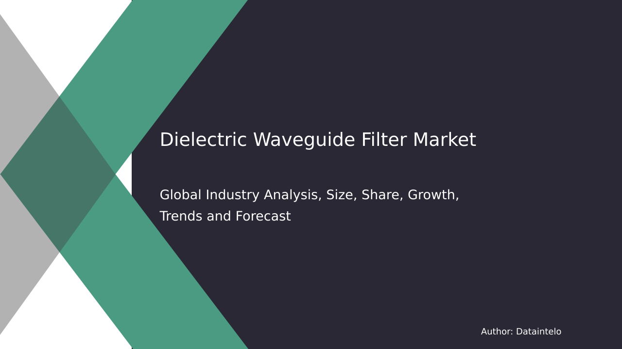 Dielectric Waveguide Filter Market Research Report 2032