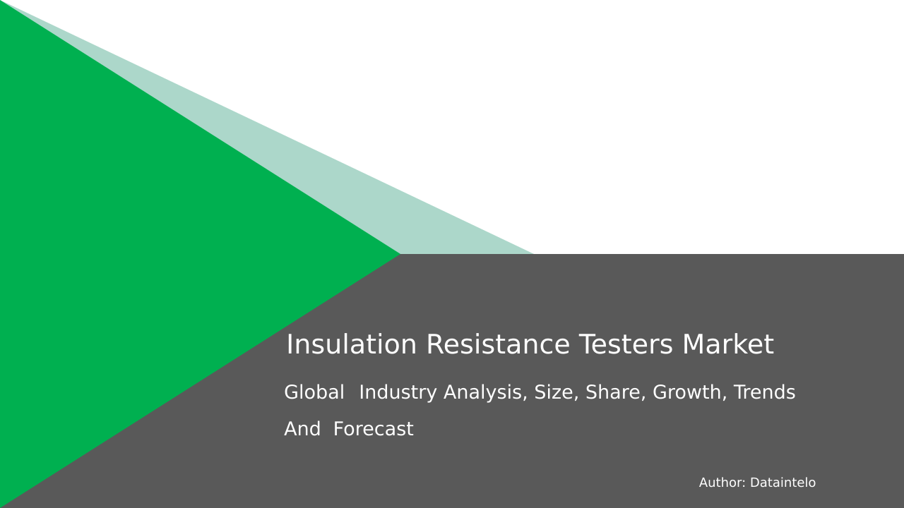 Request For Sample of Insulation Resistance Testers Market Research Report 2032