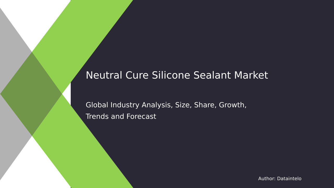 Request For Sample of Neutral Cure Silicone Sealant Market Research Report 2032