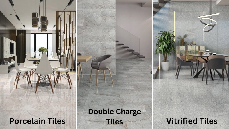 Difference between Porcelain Tiles vs Double Charge vs Vitrified tiles | Antique Porcelano