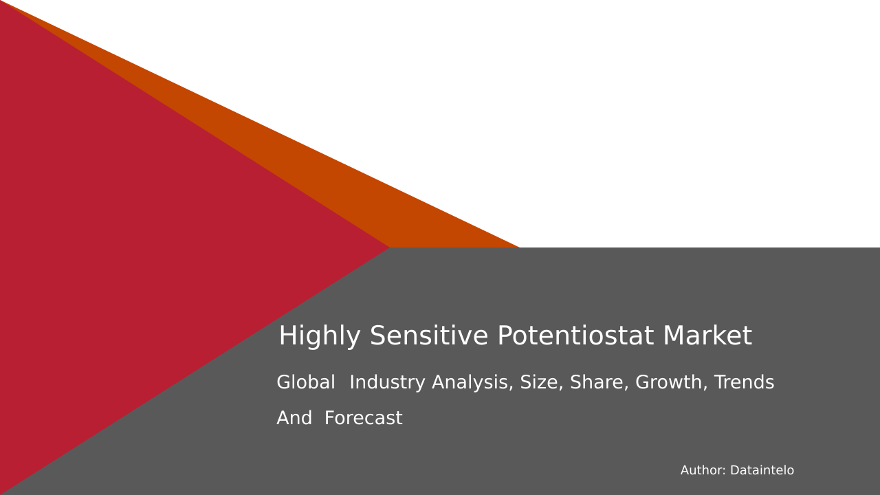 Request For Sample of Highly Sensitive Potentiostat Market Research Report 2032