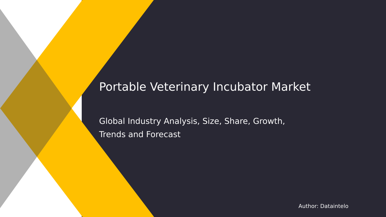 Request For Sample of Portable Veterinary Incubator Market Research Report 2032