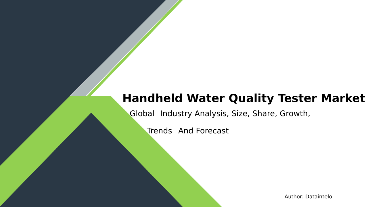 Request For Sample of Handheld Water Quality Tester Market Research Report 2032