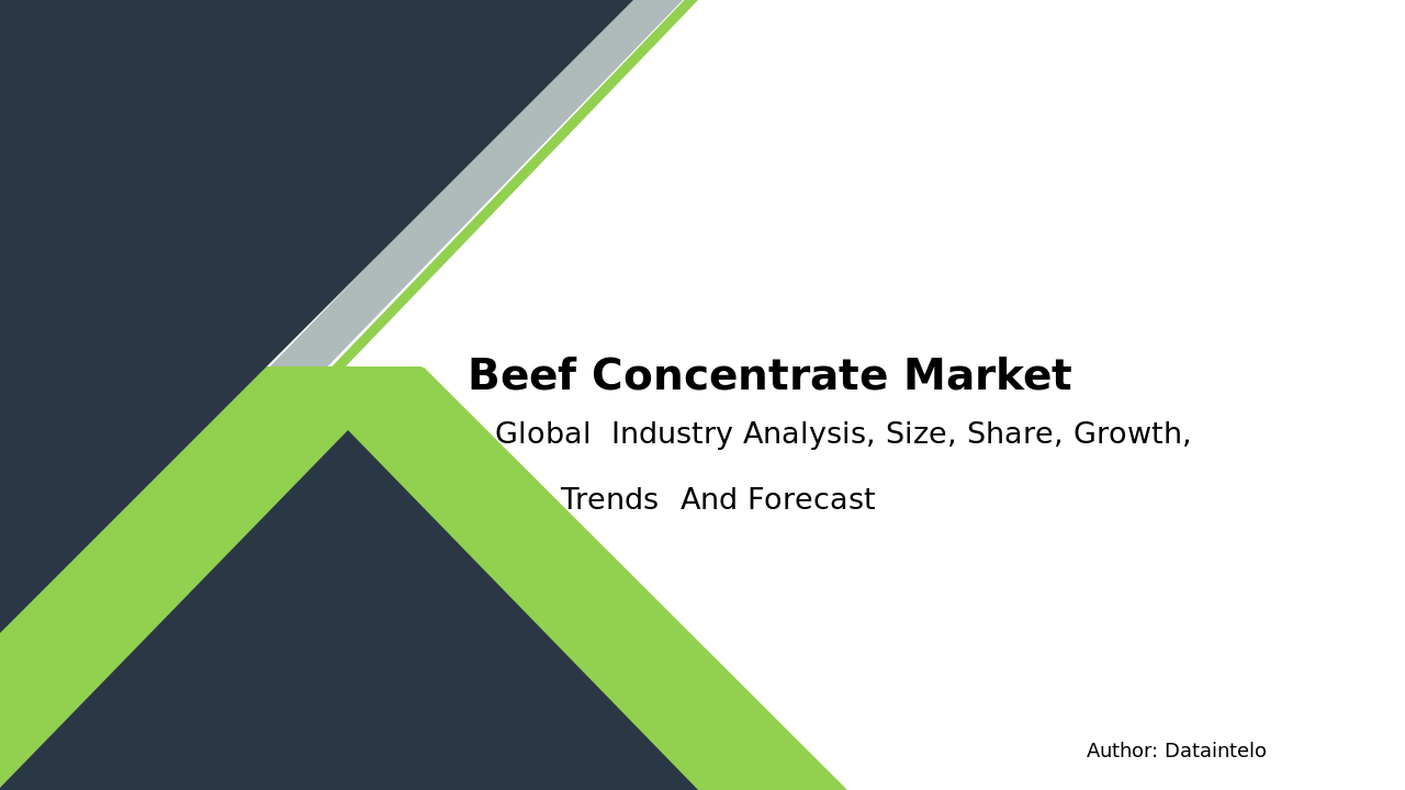 Beef Concentrate Market Research Report 2032