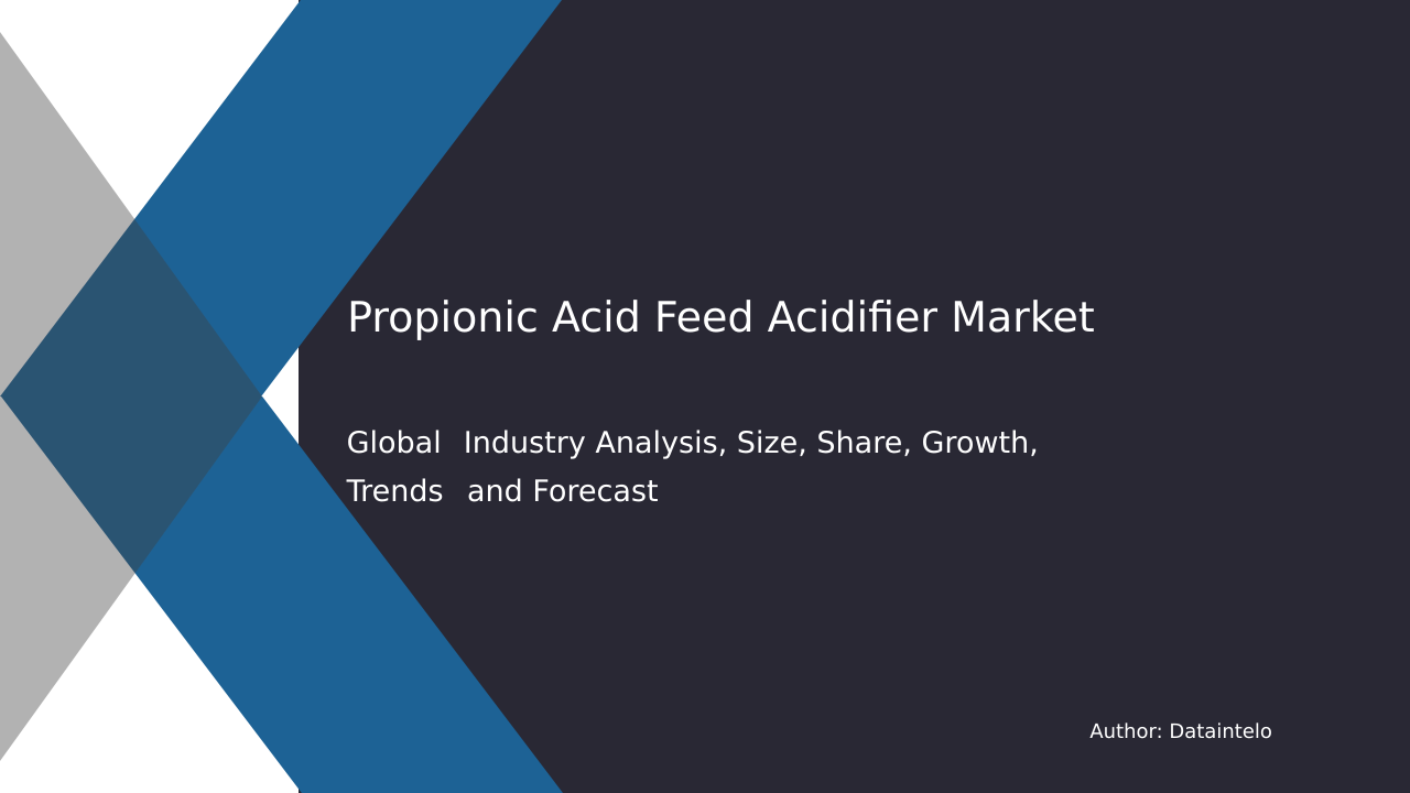 Request For Sample of Propionic Acid Feed Acidifier Market Research Report 2032