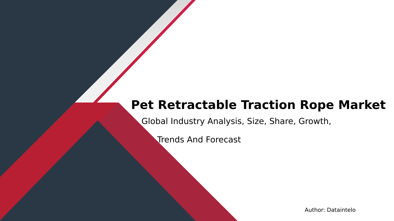 Request For Sample of Pet Retractable Traction Rope Market Research Report 2032