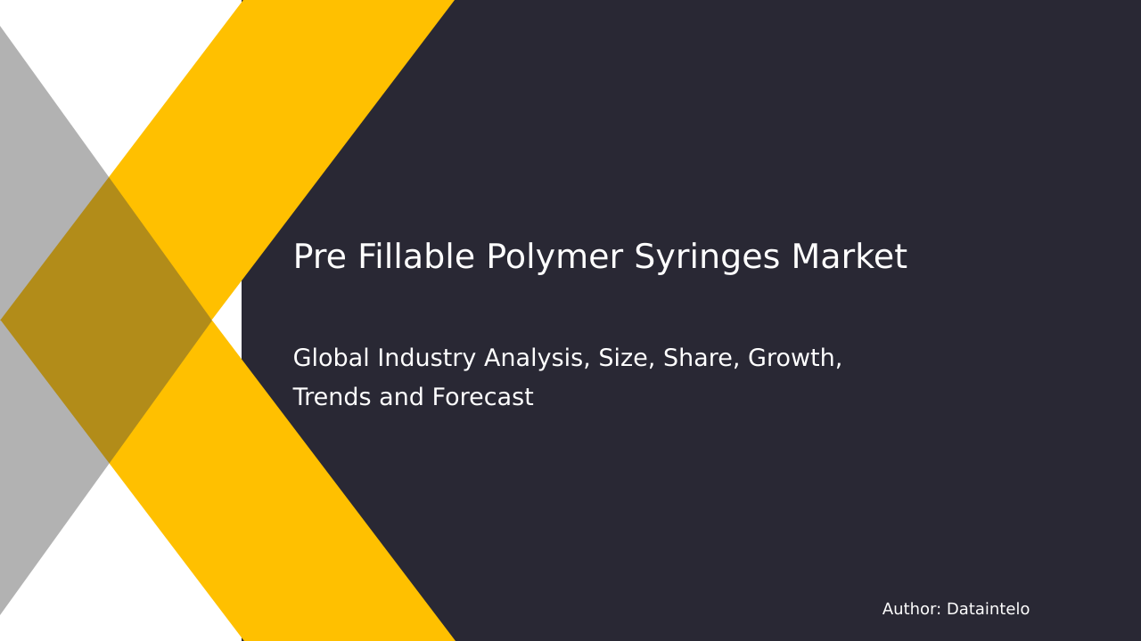 Request For Sample of Pre Fillable Polymer Syringes Market Research Report 2032