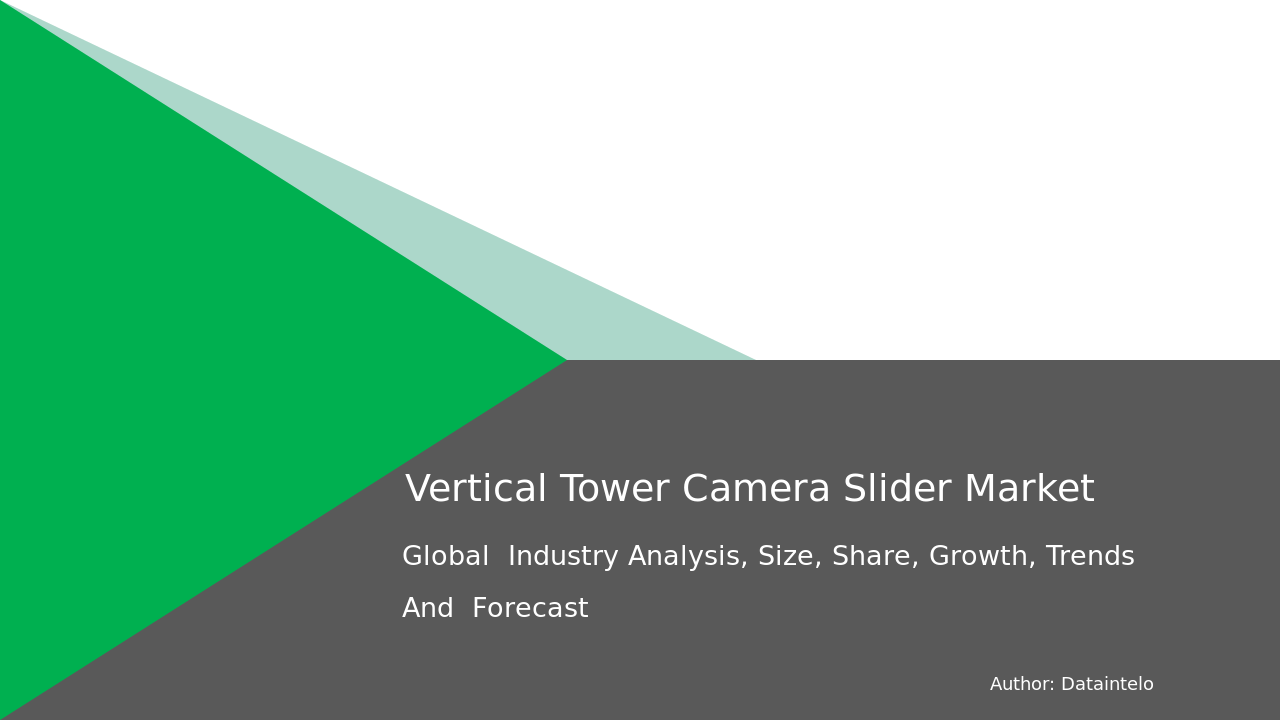 Request For Sample of Vertical Tower Camera Slider Market Research Report 2032