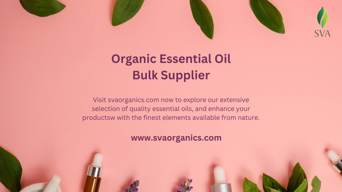 USA: Organic Essential Oil Bulk Supplier – SVA Organics