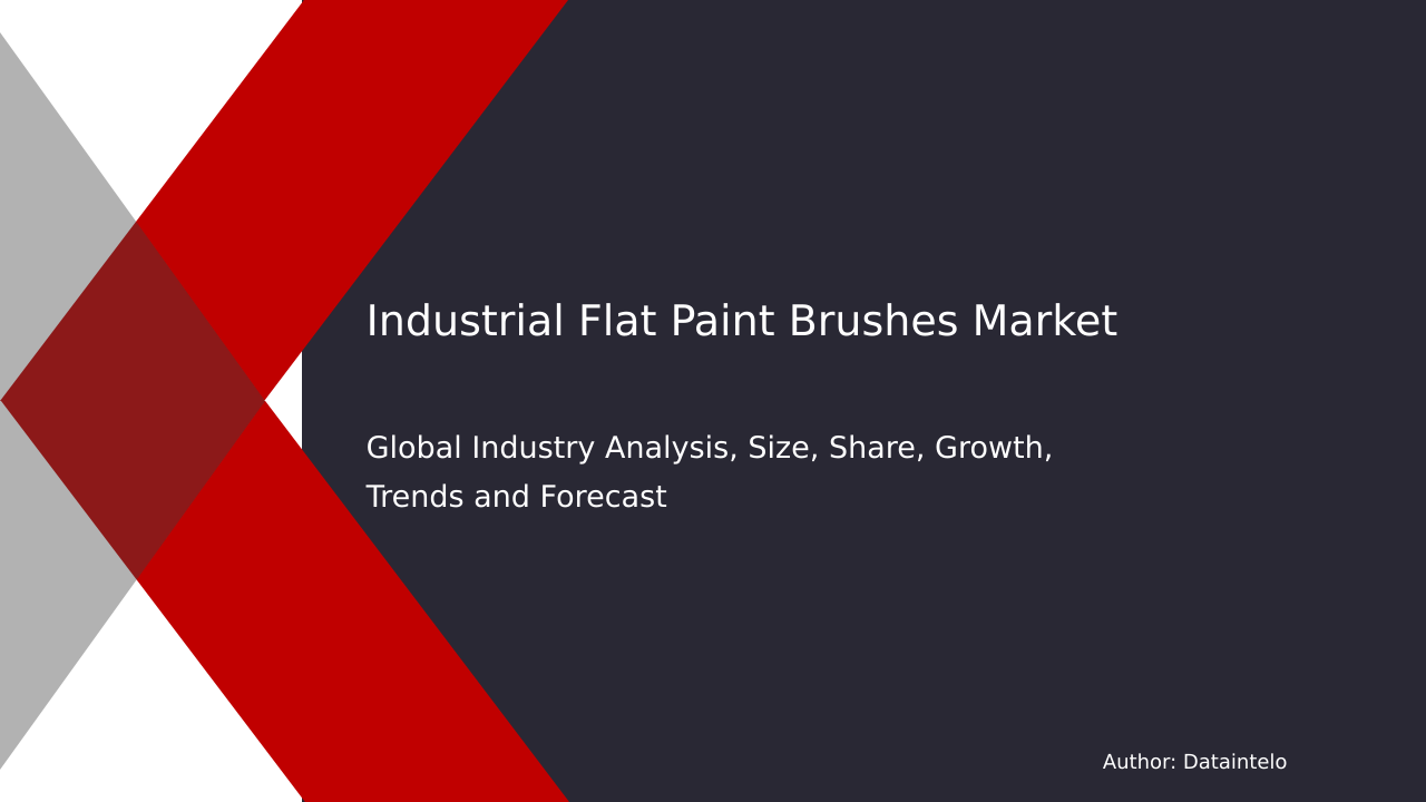 Industrial Flat Paint Brushes Market Research Report 2032