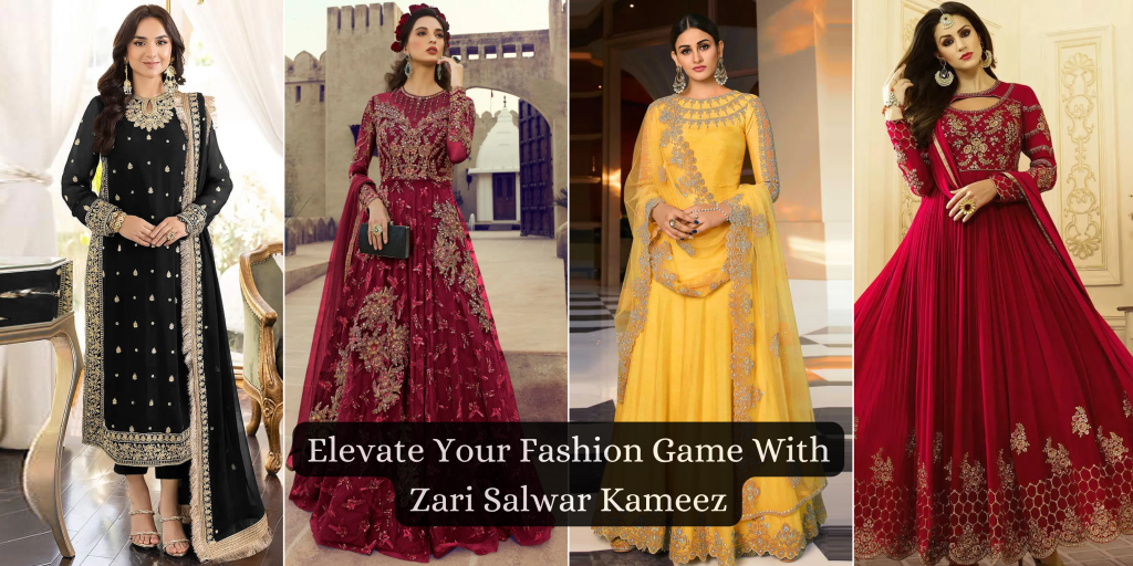 Elevate Your Fashion Game With Zari Salwar Kameez