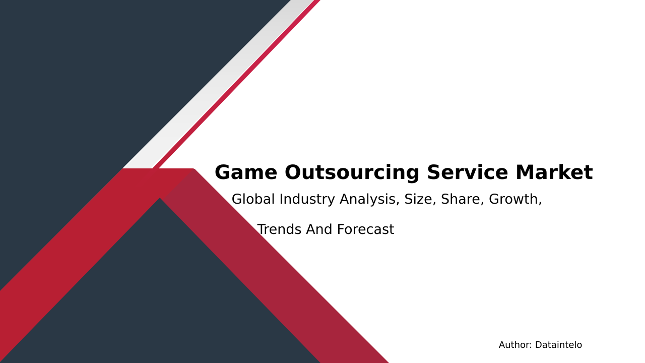 Game Outsourcing Service Market Research Report 2032