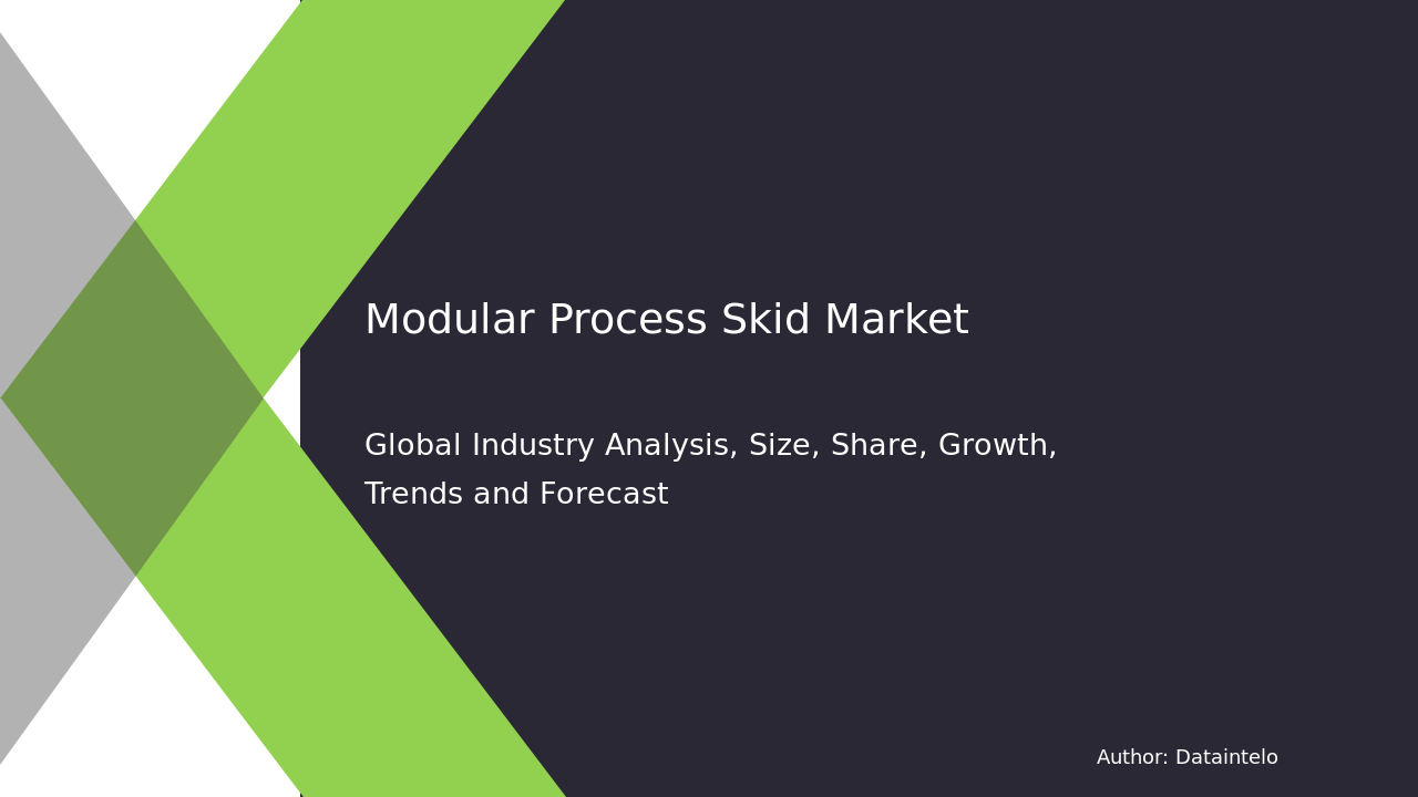 Modular Process Skid Market Research Report 2032