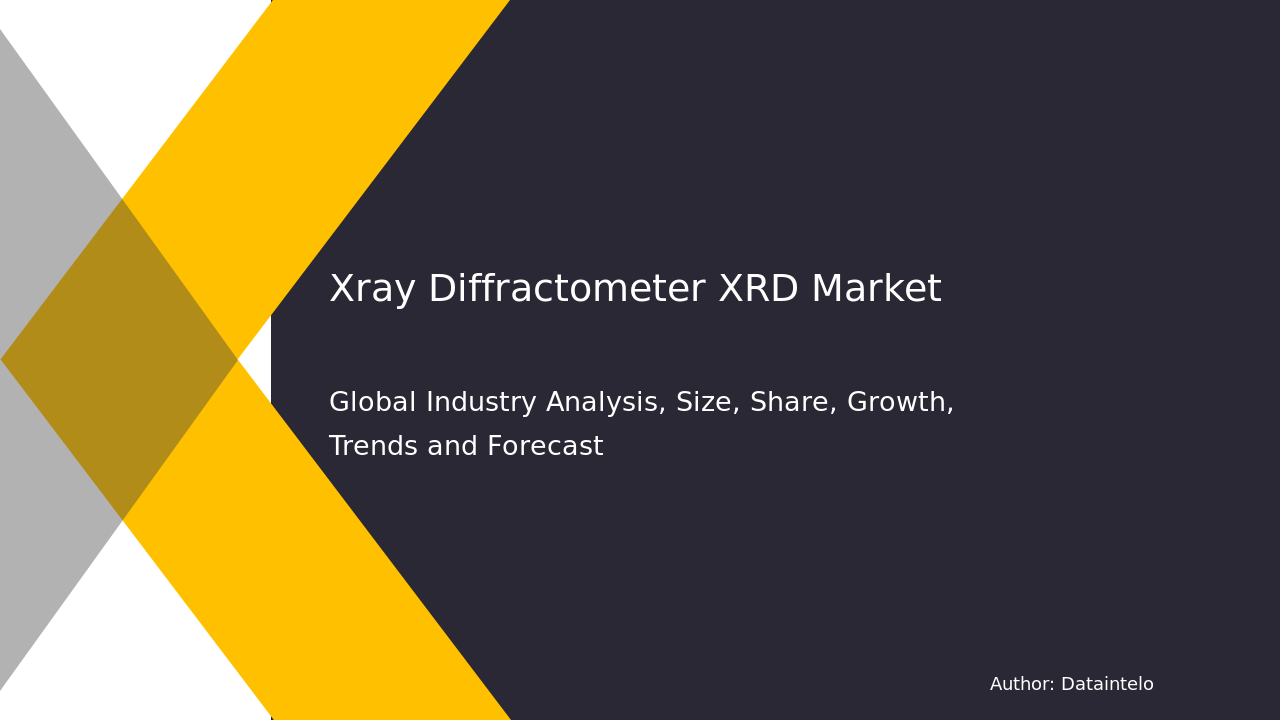 X-ray Diffractometer (XRD) Market Research Report 2032