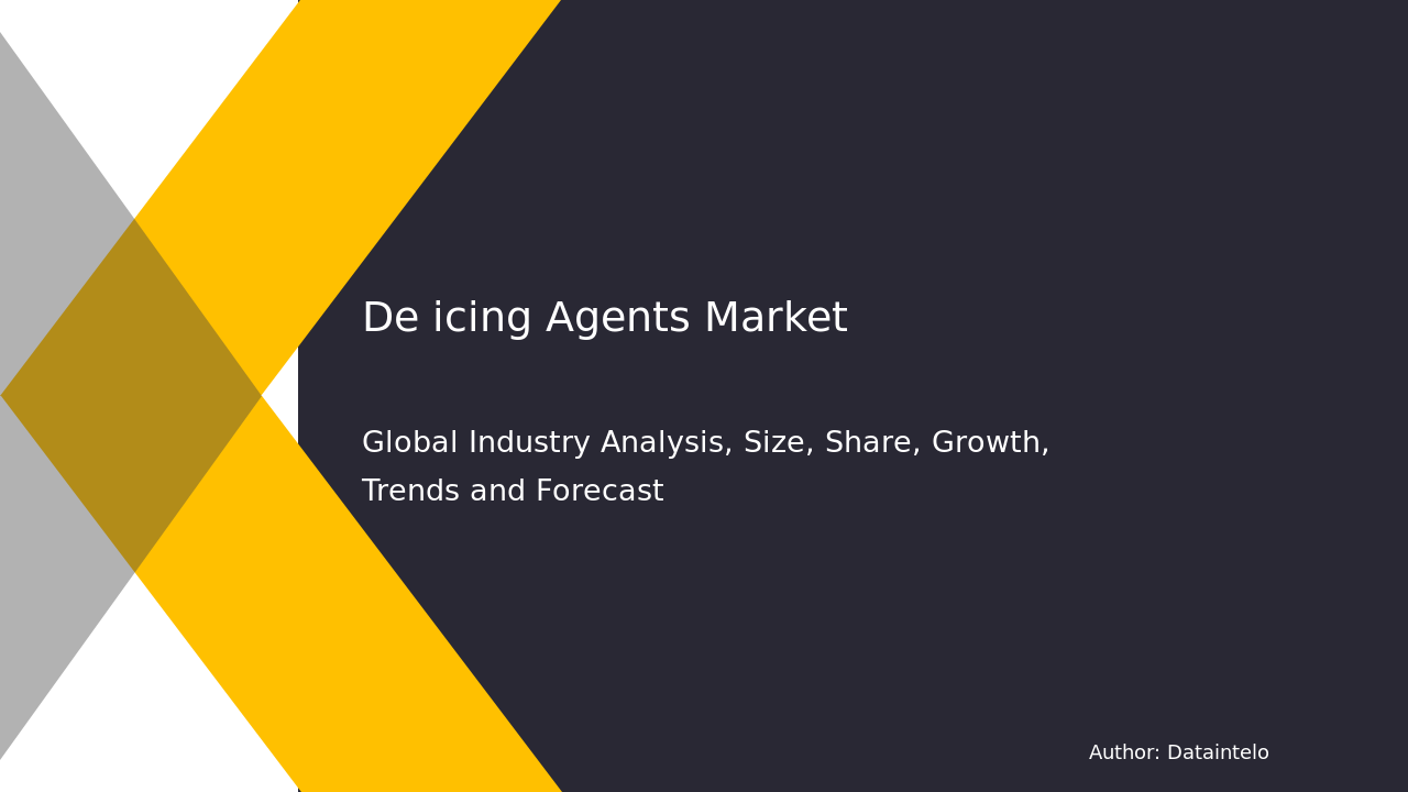 De icing Agents Market Research Report 2032
