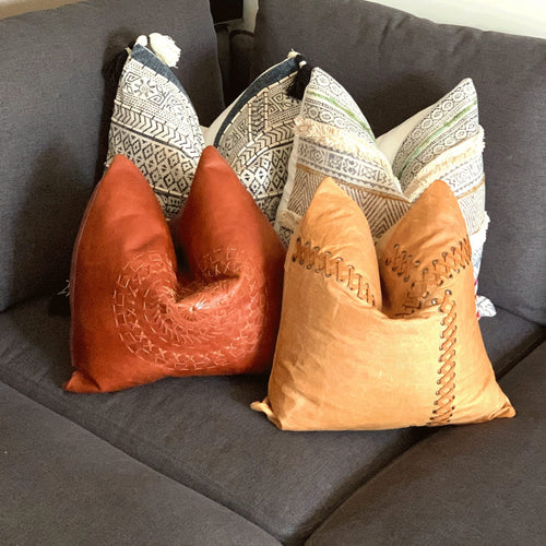 Creating a Cozy and Elegant Living Room with Leather Cushions – Boho Eclectica Blogs