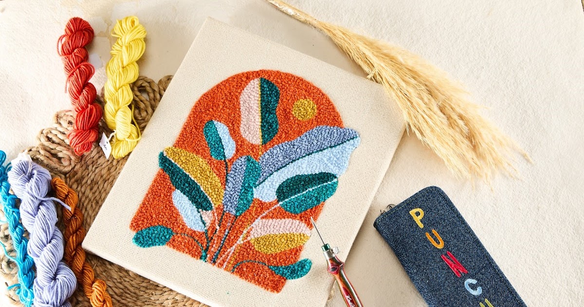 Knit Pro: How to Take Care of Punch Needle Projects