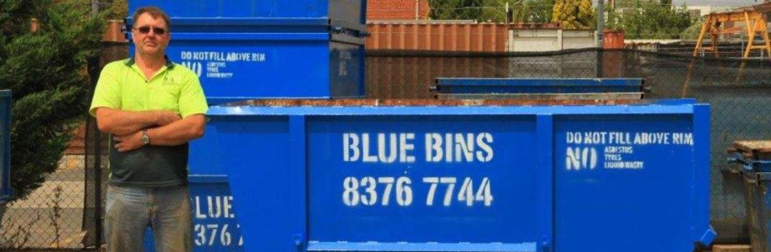 Blue Bins Cover Image