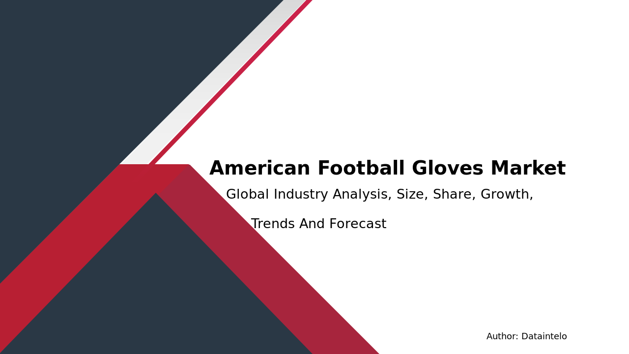 American Football Gloves Market Research Report 2032