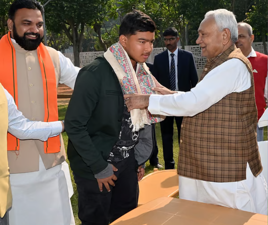 Bihar CM Awards ₹10L for 14YO's Century in Titans vs Royals