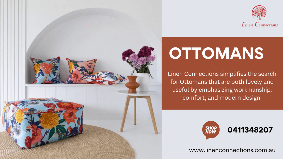 Shop Trendy Ottomans for a Cozy, Stylish Living Space – linenconnections