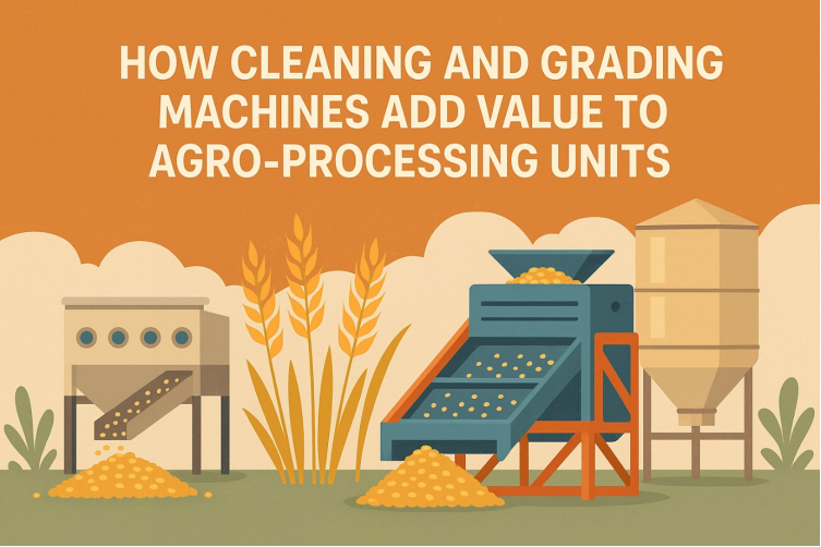 How Cleaning and Grading Machines Add Value to Agro-Processing Units | by Agrosaw | Jun, 2025 | Medium