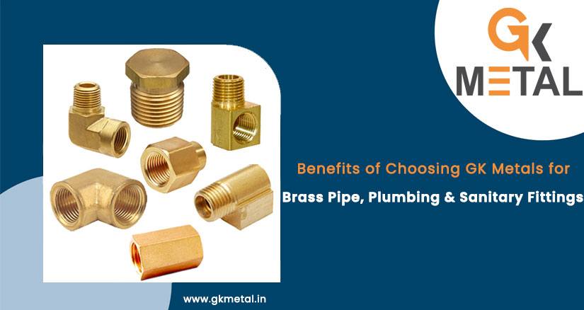 High-Quality Brass Pipe Fittings Manufacturers in India: GK Metals