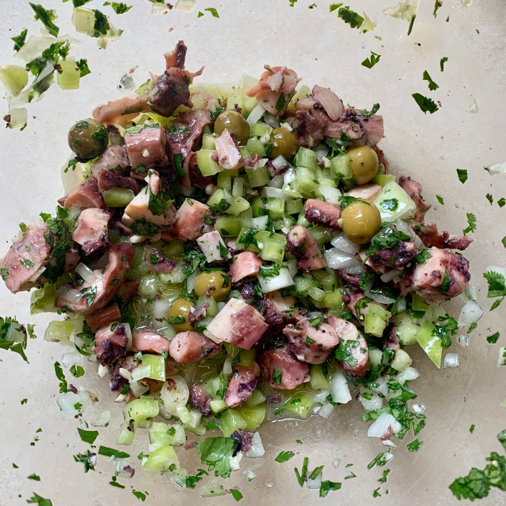 Ensalada de Pulpo | Puerto Rican Octopus Salad Recipe