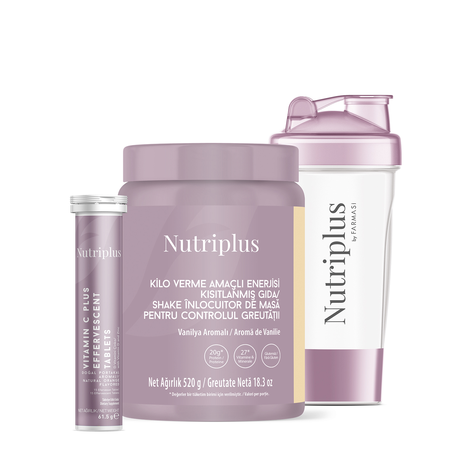 Set pentru ingrasat Ciocolata cu 3 produse | Produse Nutriplus